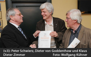 Diether Goddenthow 25 DJV-Mitgliedschaft